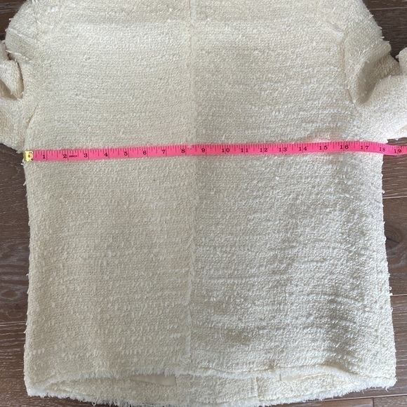 Truth & Pride Cotton Blend Designer Tweed Jacket | Cream | M - Picture 5 of 6